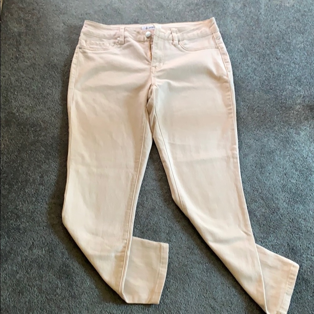Light pink skinny pants